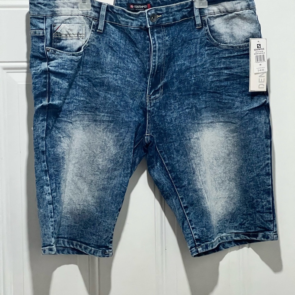 Denim Blue Men's Shorts